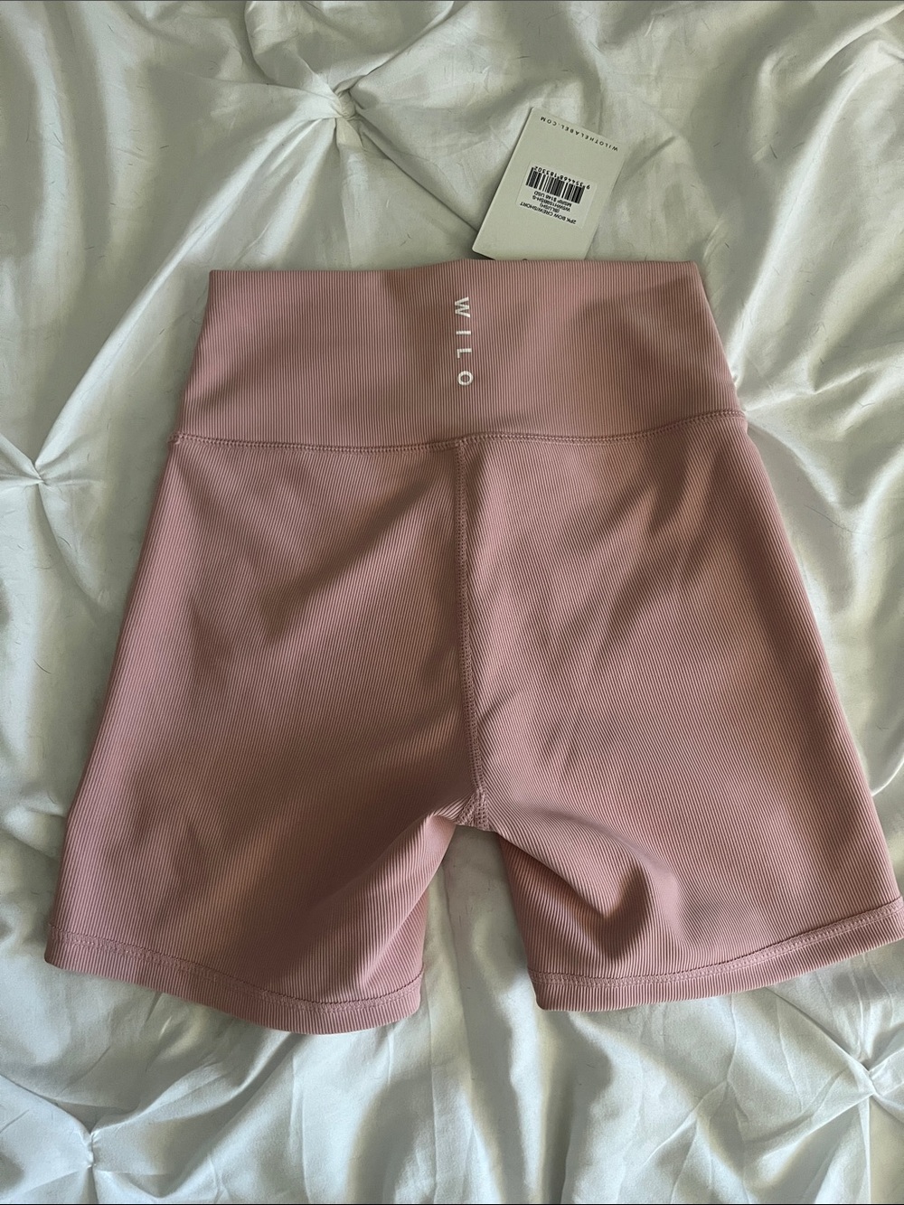 Wilo High-Rise Pink Bike Shorts - Picture 2 of 5